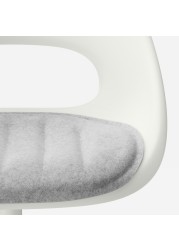 LOBERGET / BLYSKÄR Swivel chair with pad