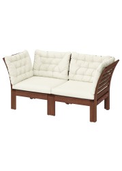 ÄPPLARÖ 2-seat modular sofa, outdoor