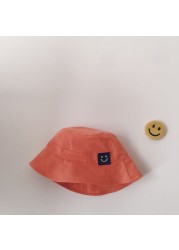 MILANCEL New Spring Caps Cute Smiling Baby Fisherman Hat