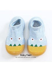 Baby Indoor Sock Shoes Kids Indoor Floor Anti-slip Slippers Outdoor Breathable Cotton Sock Shoes Baby Clothes Accessories