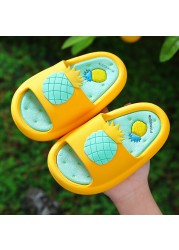 Children Slippers Cartoon Home Shoes For Boy Girl Summer Men Women Soft Beach Indoor Slippers Child Adult Kids Toddler Slides