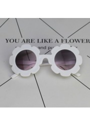 Bear Leader Children Sunglasses Accessory For Boys And Girls Flower Shape Frame Colorful Glass Cute Sunglass For Kids