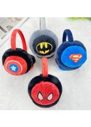 Winter Plush Earmuffs For Baby Boys Girls Cute Cartoon Warm Spider Earmuffs For Kids Over 4 Years Old