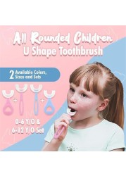 Baby Toothbrush U Shape 360 ​​Degree Teether Infant Toothbrush Silicone Toddler Toddler Toothbrush Oral Care Cleaning