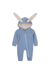 New Spring Autumn Baby Rompers Cute Cartoon Bunny Infant Girl Boy Jumpers Kids Clothes Baby Outfits