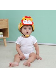 Baby Safety Helmet Anti-fall Head Protection Cover Cute Cartoon Animal Boy Girl Baby Toddler Walk Learning Anti-collision Headwear