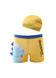 Children Swimming Trunks Cartoon Dinosaur Kids Swimwear For Boys Toddler Swimsuit Boy Shorts For Swimming Baby Bath Tub Set