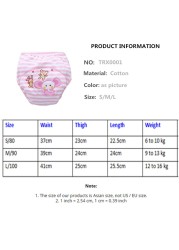 6pcs Baby Training Pants New Children Study Diaper Underwear Infant Learning Panties Newborn Cartoon Diaper Trx0001