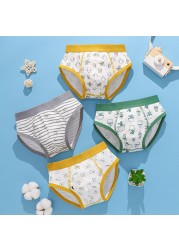 Children Boys Boxer Briefs Cotton Boxer Briefs Small Medium Large Boys 12-15 Years Teenagers Shorts Breathable M L XL 2XL3XL