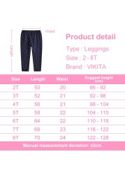 Girls Leggings Cotton Toddlers Trousers Fille Kids Pants Girls Skinny Pants Cartoon Pattern Print Children Leggings Trousers