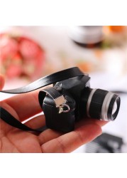 Newborn Photography Props Mini Camera Doll 1/12 Dollhouse Miniature Vintage Retro Camera Toy Baby Accessories