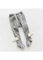 Baby Angel Wings Tights Soft Cotton Baby Girls Warm Socks