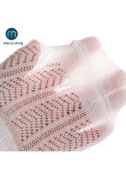 5pairs/set Breath Cotton Baby Boy Crystal Silk Kids Socks Summer Thin Mesh Baby Socks for Girls Children Socks Miaoyoutong