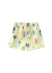 Children's cotton beach shorts, boys and girls' casual shorts, children's summer clothes