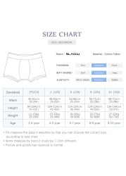 6-Pack Shorts Boys Underwear Kids Boxer Panties For 2-10 Years Soft Organic Cotton Teenager Children Shorts Baby Underwear