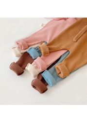 Baby Pants Leggings Cotton Elastic Pants For Newborns Girl And Boy Pp Pants Baby Belt Overalls Toddler Boy Pants Clothes
