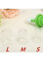 20pcs/lot Silicom Baby Feeder Feeding Fresh Food Fruit Smoothie Milk Shake Safe Supplies