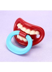 Silicone Funny Baby Pacifier Doll Nipple Teething Toddler Pacy Orthodontic Nipples Teether Baby Pacifier Dental Care Kids Gift