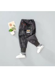 1-7 Years Boys Camouflage Print Pants Fashion Tracksuits With Elastic Belt Kids Fashion Spring-Autumn 2020 New Collection