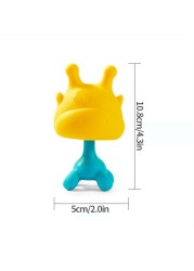 New Baby Mushroom Teether Silicone Infant Safety Molar Soother Gums Anti Eating Hand Teething Toys Shape Creative BPA Free