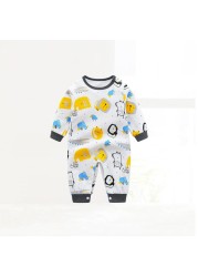 baby bodysuit 2021 new baby clothes soft cotton long sleeve cartoon baby boy girl clothes jumpsuit