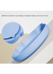 Baby Silicone Suction Bowl Plate Cute Cat Children Dishes Feeding Bowl BPA Free Non-slip Kids Toddler Training Tableware