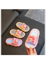 Children Slippers Summer Cartoon Cute Beach Shoes For Boys Girls Waterproof Non-slip Bathroom Kids Slippers Soft Baby Shoes