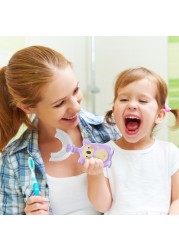 2-12Y Baby Toothbrush Children Dental Oral Care Cleaning Brush Soft Food Grade Silicone Teeth Baby Newborn Items