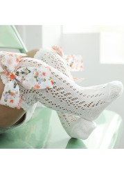 Summer Kids Socks Mesh Princess Sokin Kids Socks Summer Kids Socks Knee Socks Soft Cotton Pantyhose Kids Socks