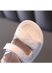 Summer Children's Shoes Girls Sandals Solid Color Toddler Sneakers Soft Bottom First Walkers Baby Girl Shoes