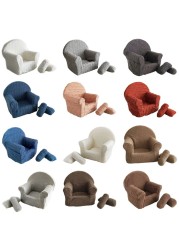 3pcs/set Newborn Baby Posing Mini Sofa Arm Chair Pillows Infant Photography Props Photo Accessories