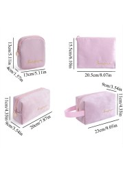 Women Multifunctional Travel Cosmetic Bag Zipper Makeup Bags Cosmetic Organizer Durable Storage Color Makeup Case Toiletry Kit