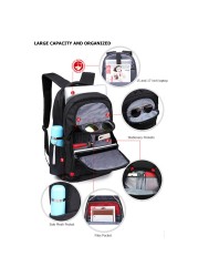 Swiss crossbody bag multifunction waterproof travel bags 17 inch laptop backpack super durable large capacity school bag