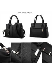 Women Handbags Tassel PU Leather Bag Top-Handle Embroidery Crossbody Bag Shoulder Handbags