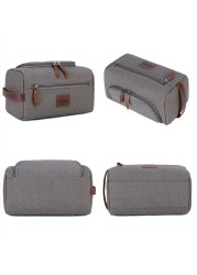 Men Pencil Bag Unisex Portable Travel Cosmetic Bag Casual Zipper Make Up Makeup Bag Organizer Storage Pouch Toiletry Bags