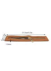 Useful Customized DIY Zipper for Woven Bag Hardware PU Leather Zipper Garment Accessories Woven Bag Sewing Accessories High Quality