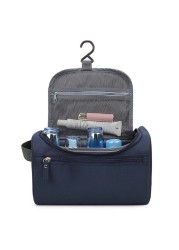 Unisex Portable Makeup Bag Capacity Waterproof Cosmetic Organizer Toiletry Bag Hanging Pouch For Women Men Washing Shaving Make Up