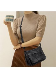 High Quality Women Soft PU Leather Shoulder Bags For Women Multilayer Classic Crossbody Bag Luxury Designer Handbags Purses