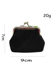 Women Corduroy Small Wallet Coin Purse Clutch Handbag Bag Girls Card Holder Keychain Bag Sanitary Napkins Travel Makeup Bag