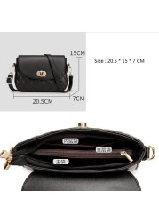 Xierya PU Leather Crossbody Bag New Fashion Ladies Bags Waterproof Business Shoulder Bags Small Purse Cute Pink Clutch Bag