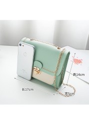 Xierya Fashion Small Square Box One Shoulder Messenger Bag Coin Purse New Fashion Women Bag Single Shoulder Clutch Bag