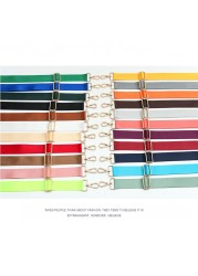 3.8cm Adjustable Bright Pure Color Nylon Bag Strap Strap Fashion Crossbody Bag Replacement Handle Accessories