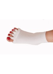 1 Pair Five Toes Separators Foot Sock Hallux Valgus Corrector Bunion Adjuster Foot Care Alignment Straightener Socks