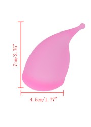 1pc Medical Silicone Menstrual Cup Feminine Hygiene Menstrual Period Cup Lady Health Care Cup