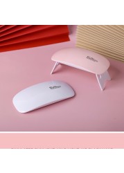 Nail Lamp 6W Mini Nail Dryer White Pink Uv LED Lamp Portable Usb Interface Very Convenient For Home Use