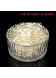 100pcs/bag Standard Size 00# 0 #1# Empty Gelatin Capsules Clear Capsules Hollow Hard Gelatin Transparent Separate Joined Capsules