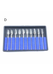 10pcs/box Tungsten Steel Carbide Dental Burs Dental Lab Drill Dental Lab Material