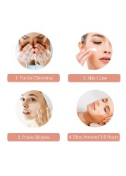 Reusable Silicone Wrinkle Removal Sticker Face Lifting Strips Set Forehead Neck Line Eye Patches Remover Anti Aging Skin Pads