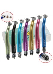 High Speed ​​Dental Handpiece, 2 or 4 Holes, Push Button, Standard Air Turbine, NSK Compatible Rotator/Cartridge