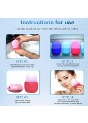 Skin Care Beauty Lifting Contouring Tool Silicone Ice Cube Trays Globe Snowballs Face Massager Facial Roller Reduce Acne